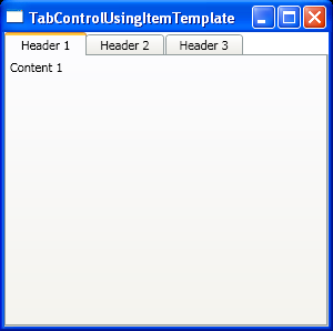 Bind a TabControl to a data source