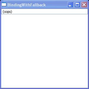 WPF Binding Property With Exception