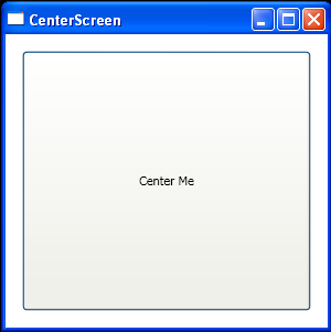 WPF Center A Windot To Screen