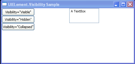 WPF Change The Visibility Property Of A U I Element