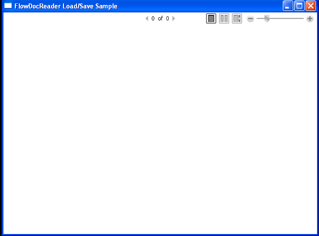 WPF Clear Flow Document Reader