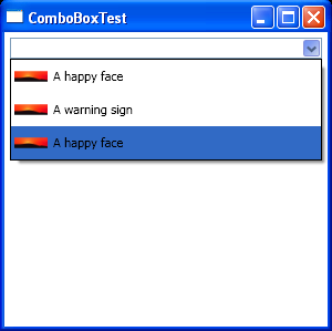 WPF Combo Box Test