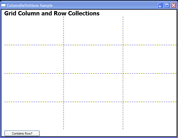 WPF Contains Row