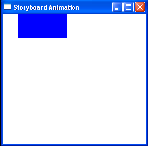Create an animation using the storyboard
