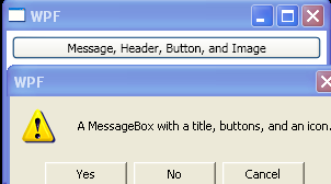 WPF Customize Message Header Button And Image For Message Box
