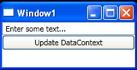 WPF Data Context Property Override Metadata To Update Data Context