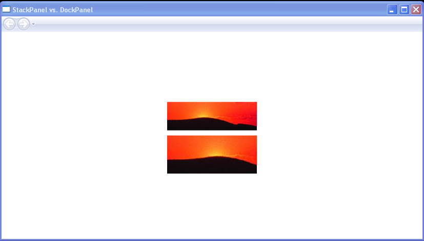 WPF Differences Of Stack Panel And Dock Panel
