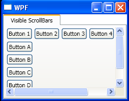 WPF Display Content In A Scrollable User Interface