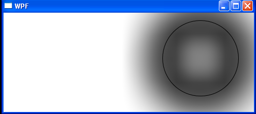 WPF Ellipse With Outer Glow Bitmap Effect