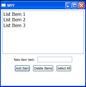 WPF Ensure There Is At Least One Item Selected
