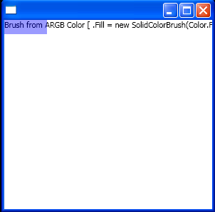 WPF Fill New Solid Color Brush Color From Argb10000255