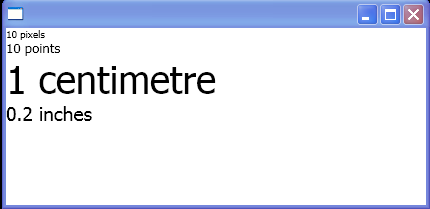WPF Font Size Units