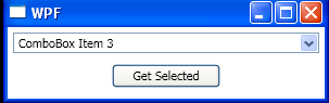 WPF Handles Combo Box Selection Changed Events