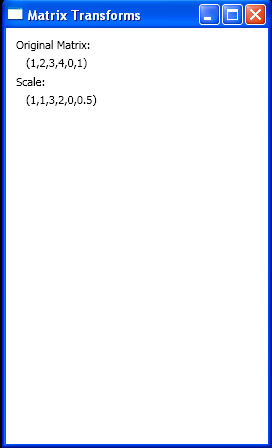 WPF Matrix Transforms Scale