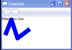 WPF Miter Line Join