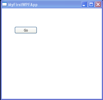 My First WPF App with code behind