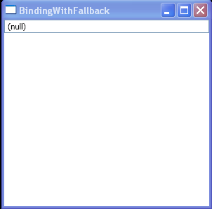 WPF Null Property Binding