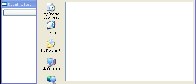 WPF Open File Dialog Test