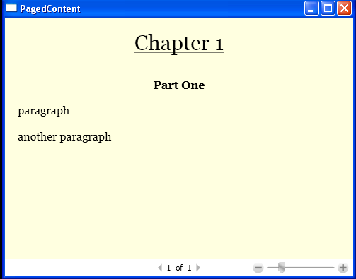 WPF Paged Content