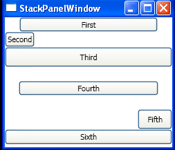 WPF Put Buttons To Stack Panel