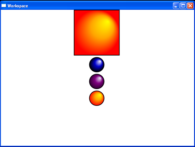 WPF Radial Gradient Brush Examples