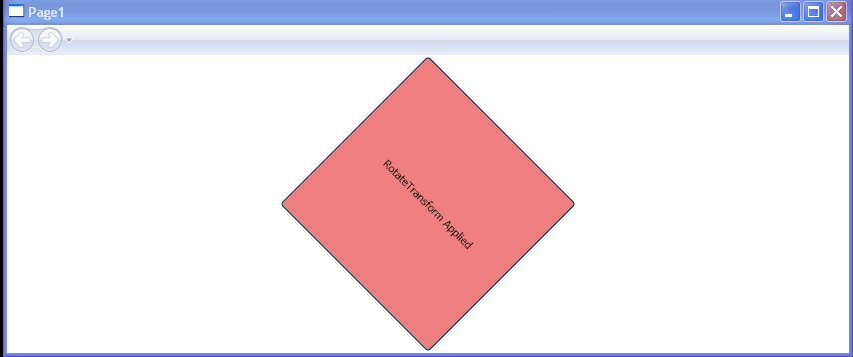 WPF Rotate Transform Applied