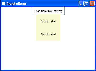 WPF Routed Events Drag And Drop