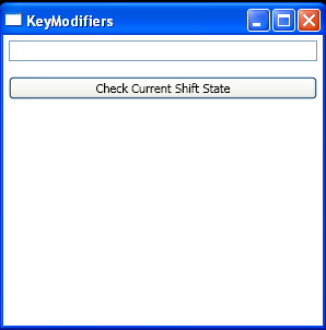 WPF Routed Events Key Modifiers