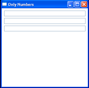 WPF Routed Events Only Numbers