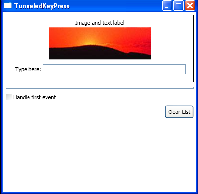 WPF Routed Events Tunneled Key Press