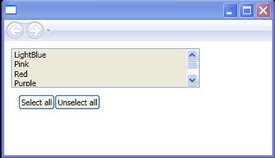 WPF Select All And Unselect All