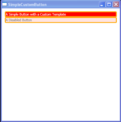 WPF Simple Custom Button