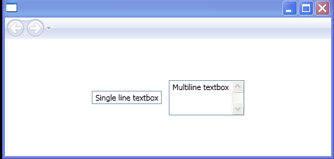 WPF Single Line And Multiline Text Box