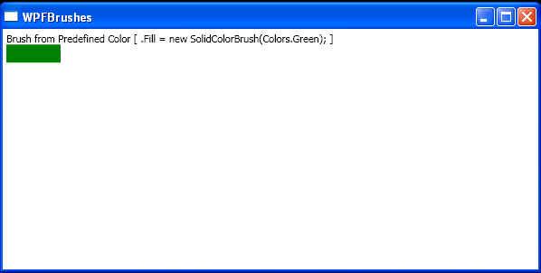 WPF Solid Color Brush In Code With Solid Color Brush