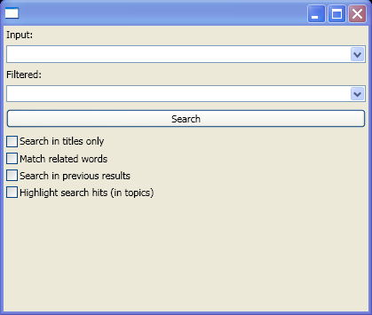 WPF Stack Panel Search Layout