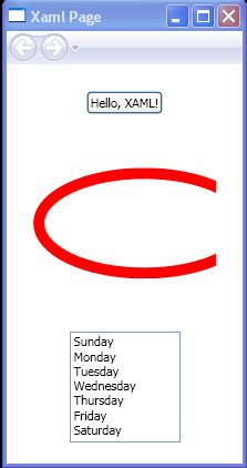 WPF Stack Panel With Button Ellipse And List Box