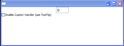 WPF Text Box With Update Source Exception Filter Handler