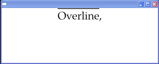 WPF Text Decorations Overline