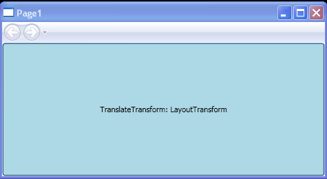 WPF Translate Transform Layout Transform Sample