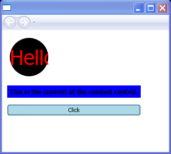 Use a ContentTemplate and determine whether the control contains content.