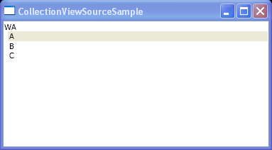 WPF Use Collection View Source To Sort And Group Data In X A M L