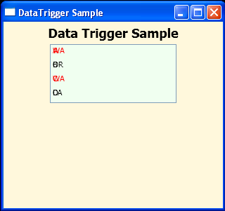 WPF Use Data Triggerand Multi Data Trigger