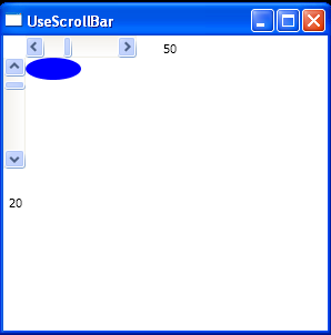 WPF Use Scroll Bar To Control The Size Of An Ellipse