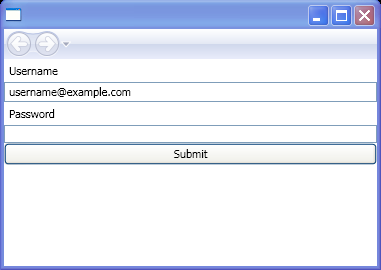 screen login username password window wpf box xaml vb foundation windows presentation formatting layout user
