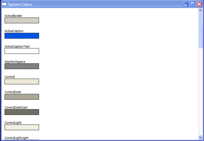 WPF Using System Colors In Code