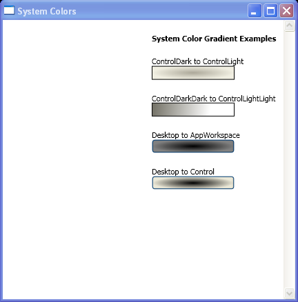 WPF Using System Colors To Create Gradients