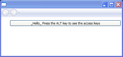 WPF Using The Access Text Escape Use Two Underline Characters If You Want An Underline To Appear In Your Text