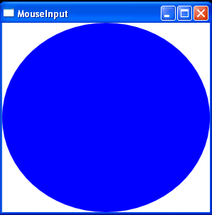 Window On Mouse up event
