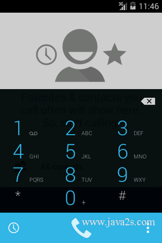 Intent to open Dialer Intent to open Dialer