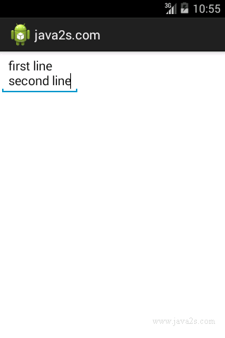 Multiple lines and single line Multiple lines and single line